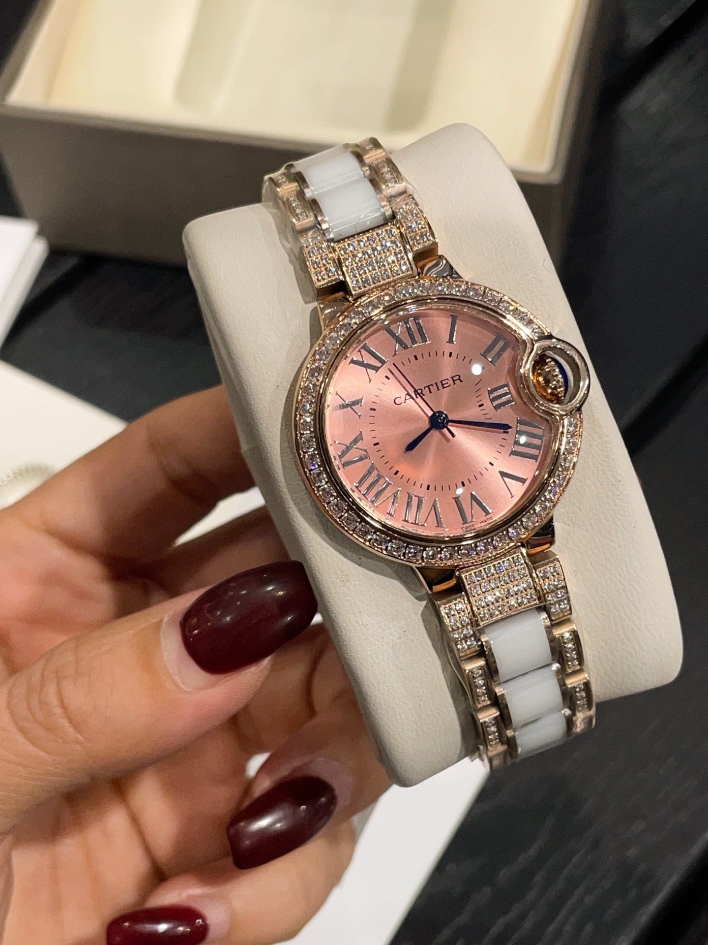 Cartier fisheye glass