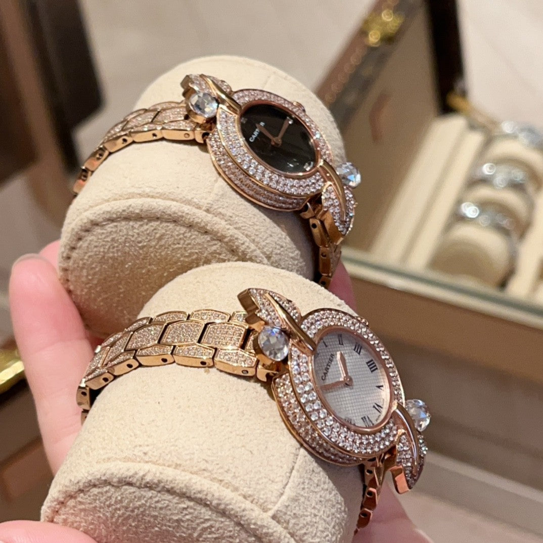 Cartier high jewelry wristwatches