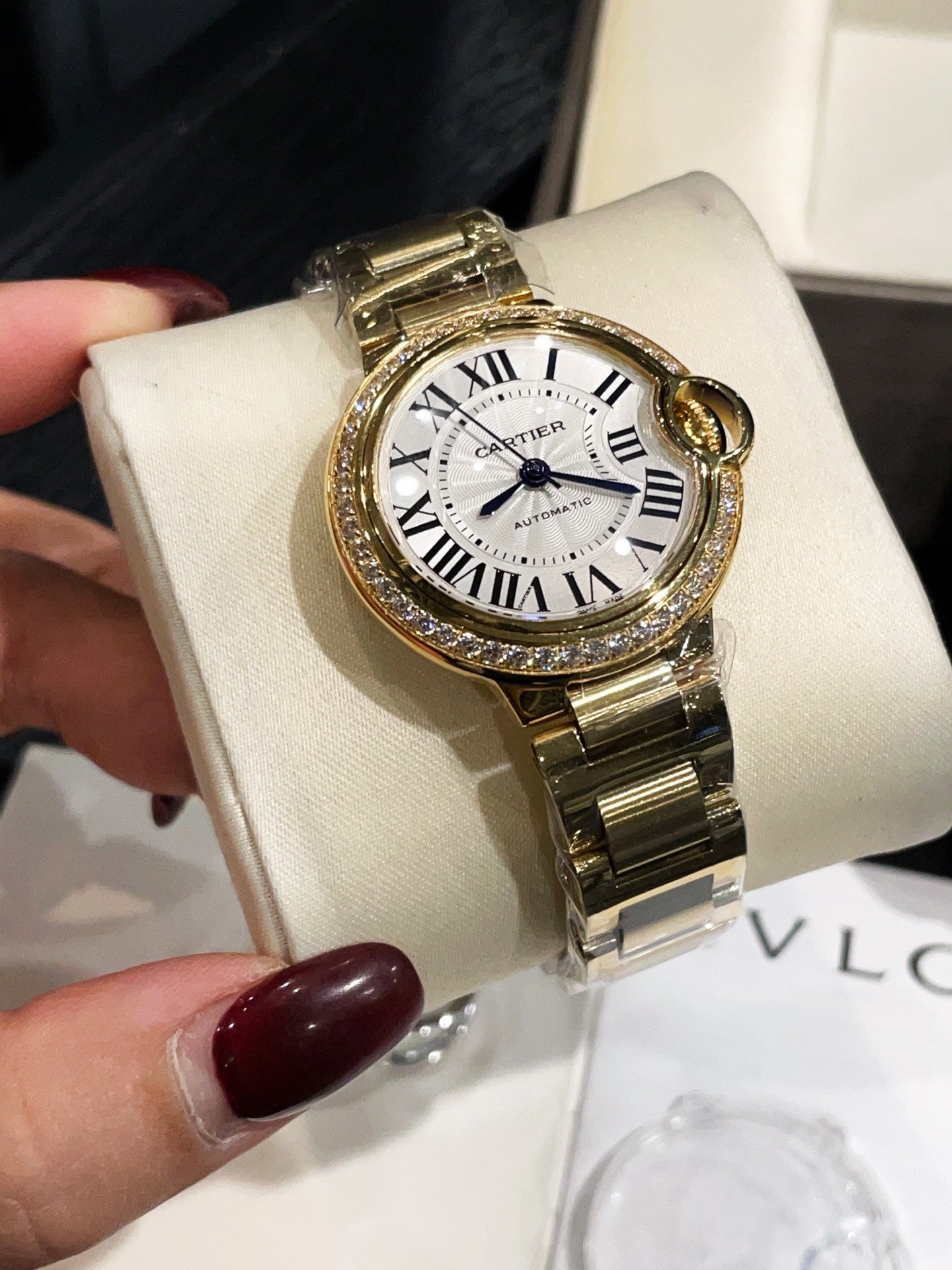 Ballon Bleu de Cartier 33mm wristwatch.