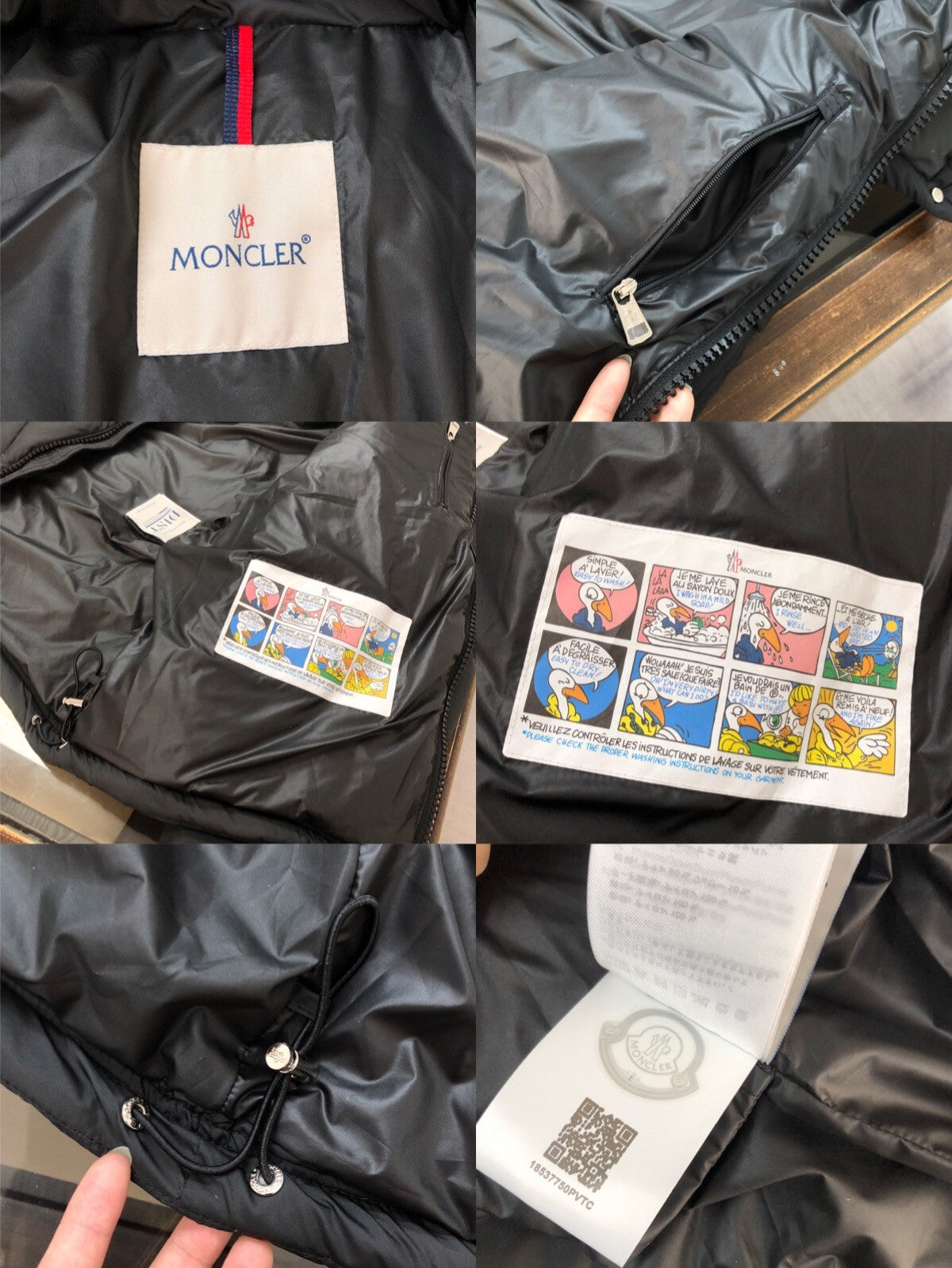 Short - length down jacket with diamond - shaped quilting, filled with top - grade duck down