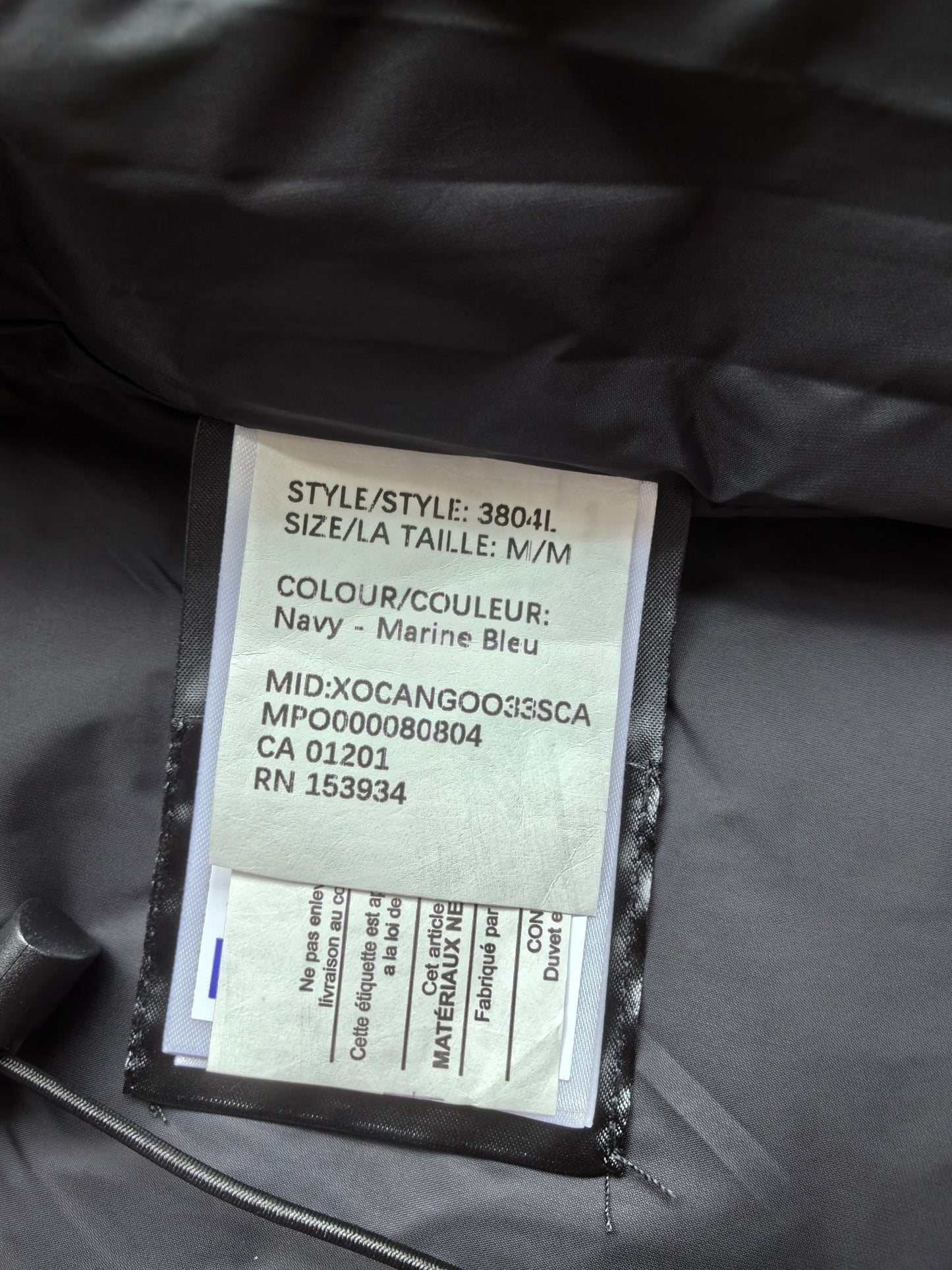 Women's Blue Hooded Down Jacket