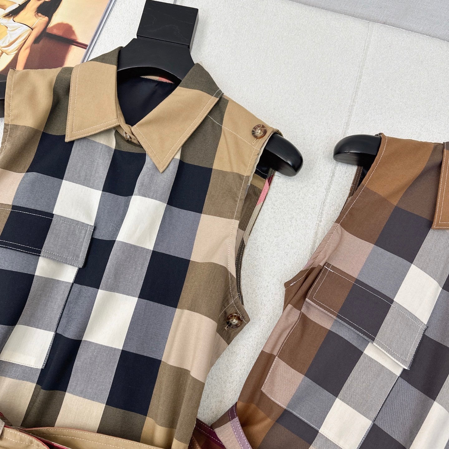 The latest classic checkered shirt - style dress for Spring/Summer 2025