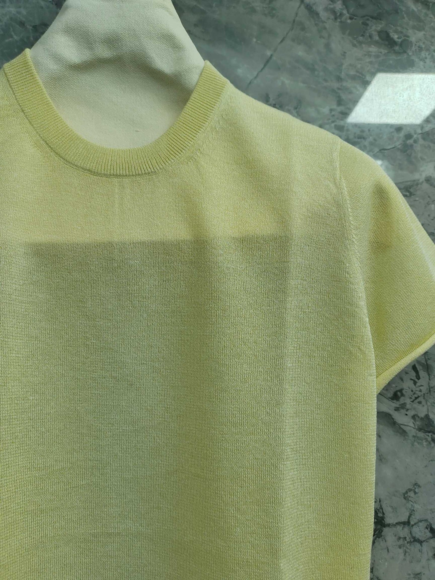 Cotton Linen Short sleeved Pullover T - shirt