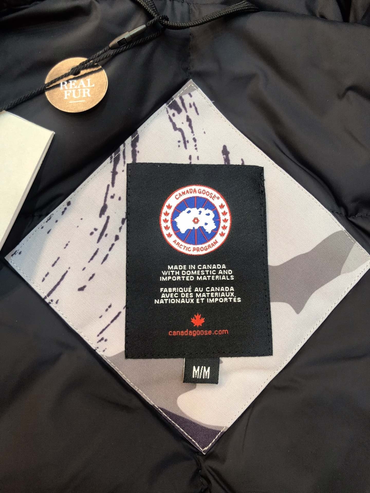 Camouflage Mid length Hooded Down Jacket