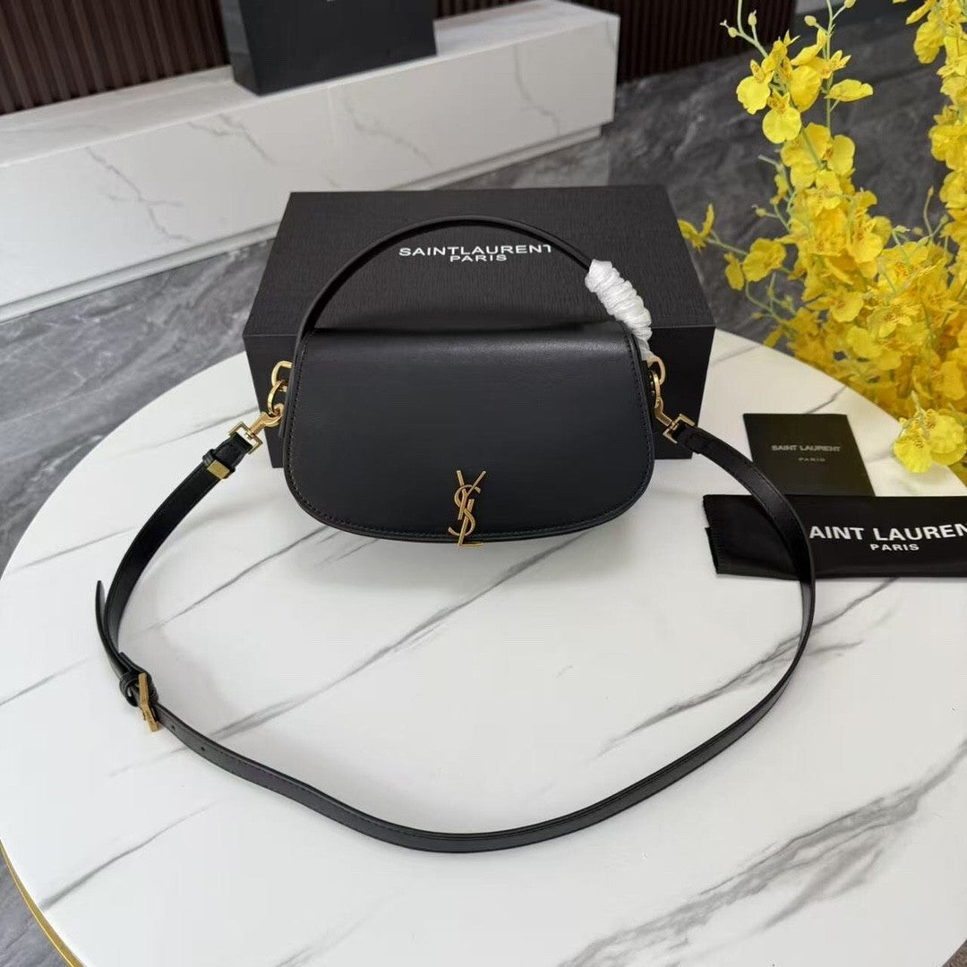 Black Leather Handbag