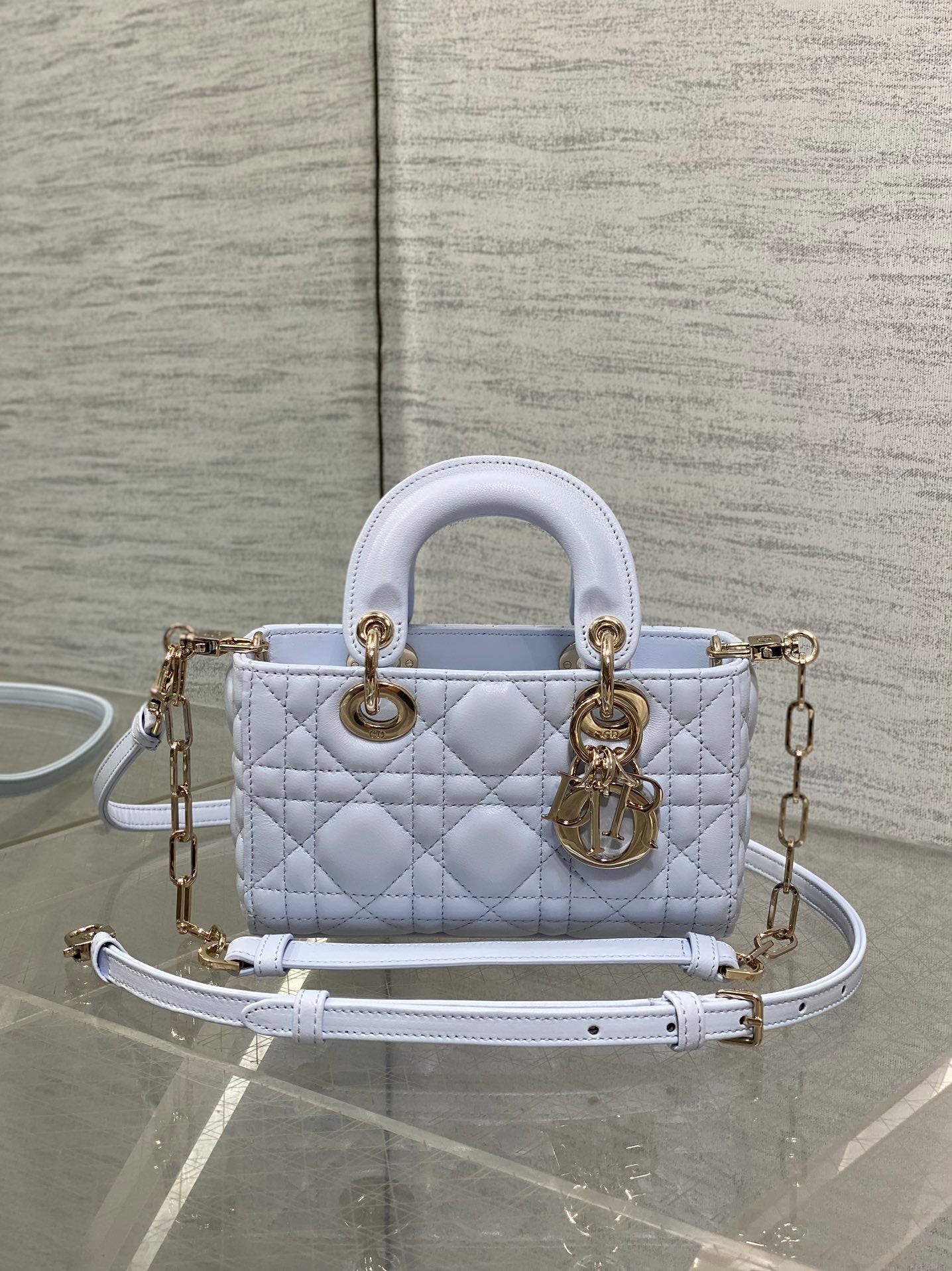 Glacier Blue Classic Lady Dior Bag