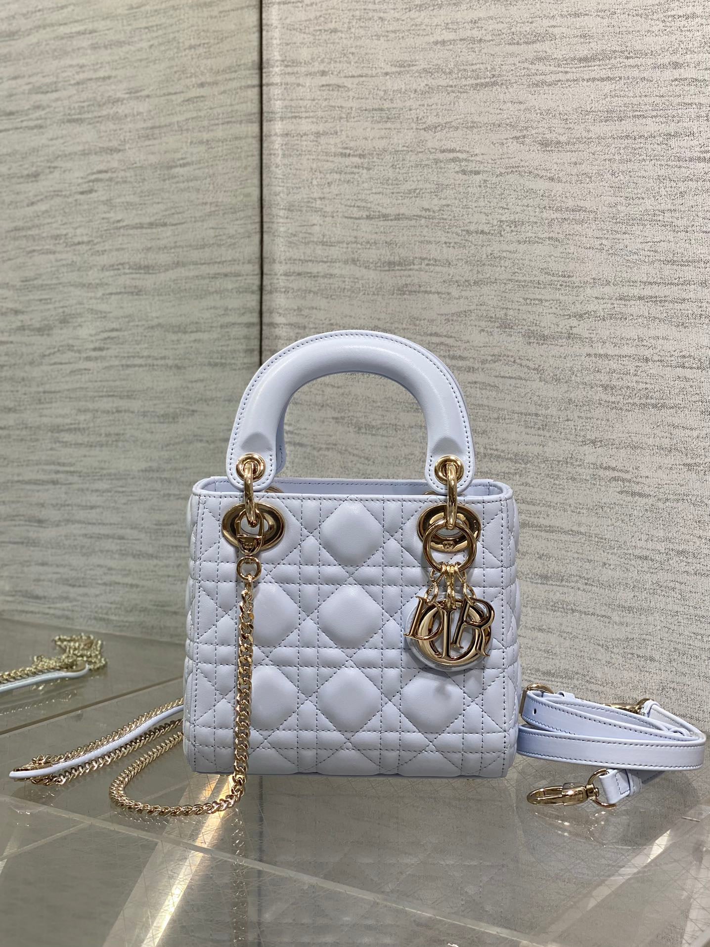 Glacier Blue Classic Lady Dior Bag
