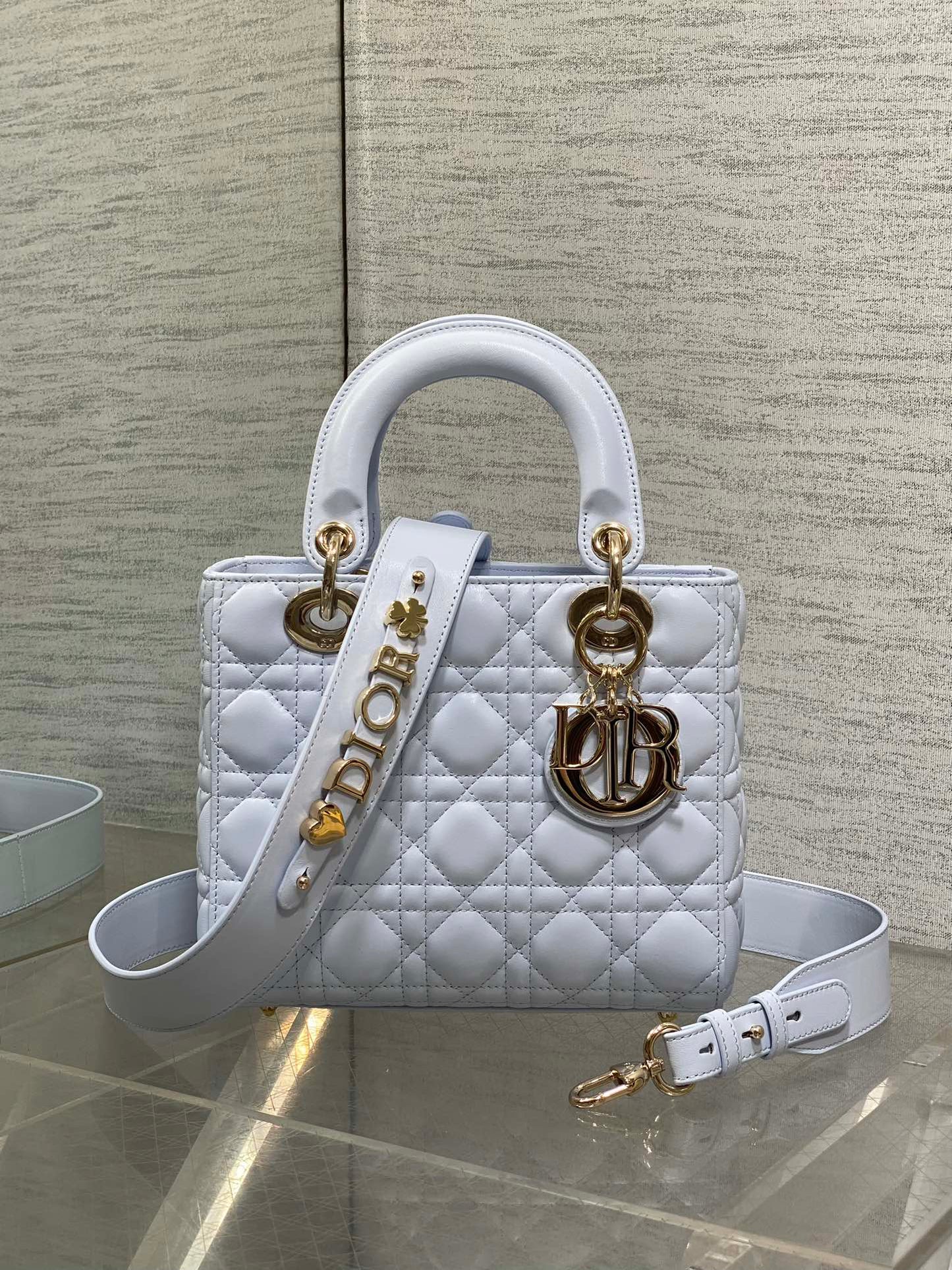 Glacier Blue Classic Lady Dior Bag