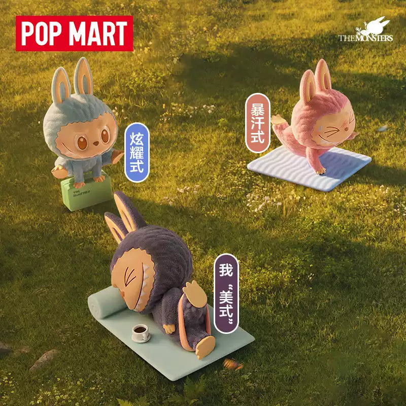 POP MART THE MONSTERS Lazy Yoga Blind Box Figures: Unwind with Cuteness