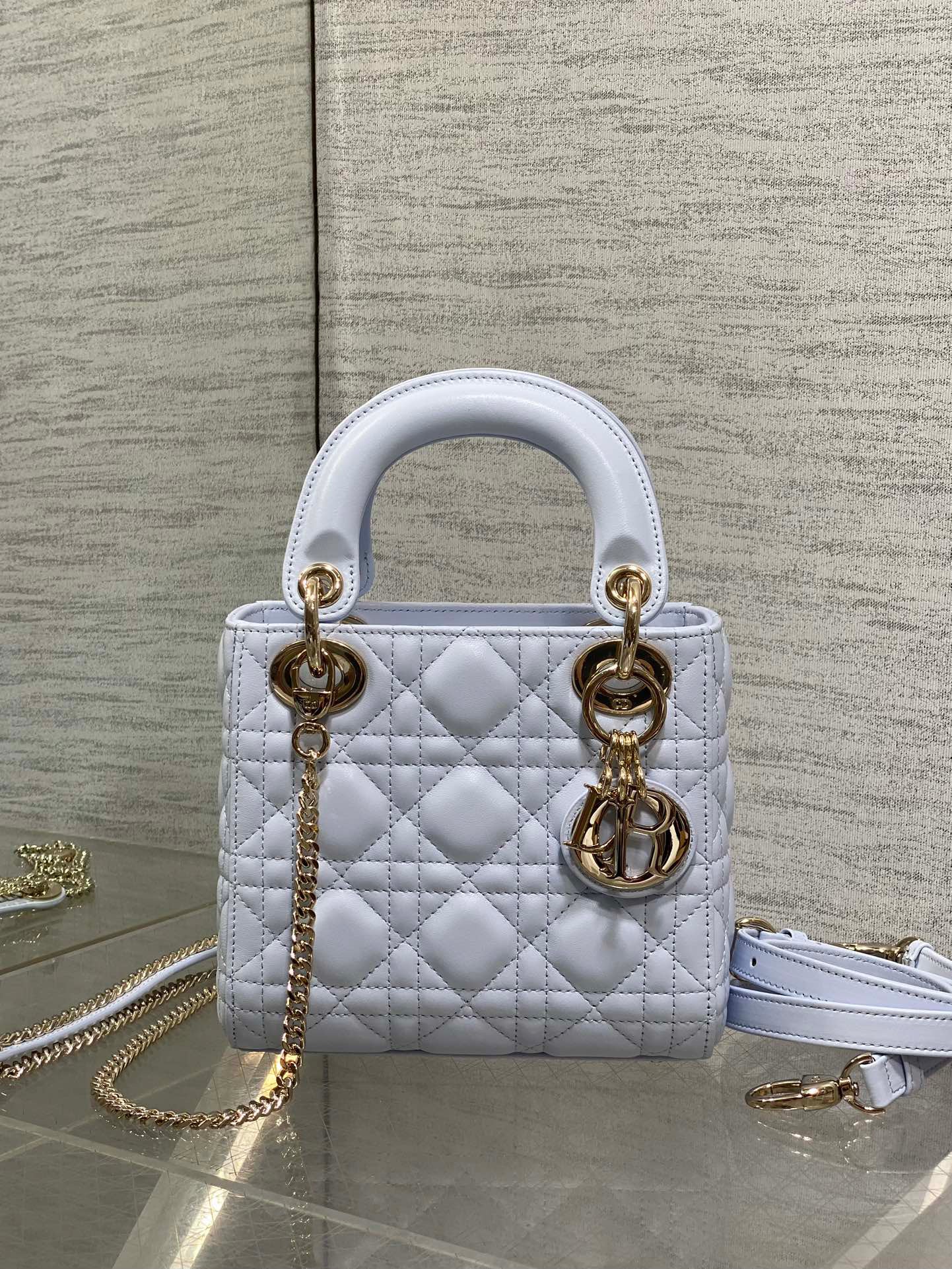 Glacier Blue Classic Lady Dior Bag