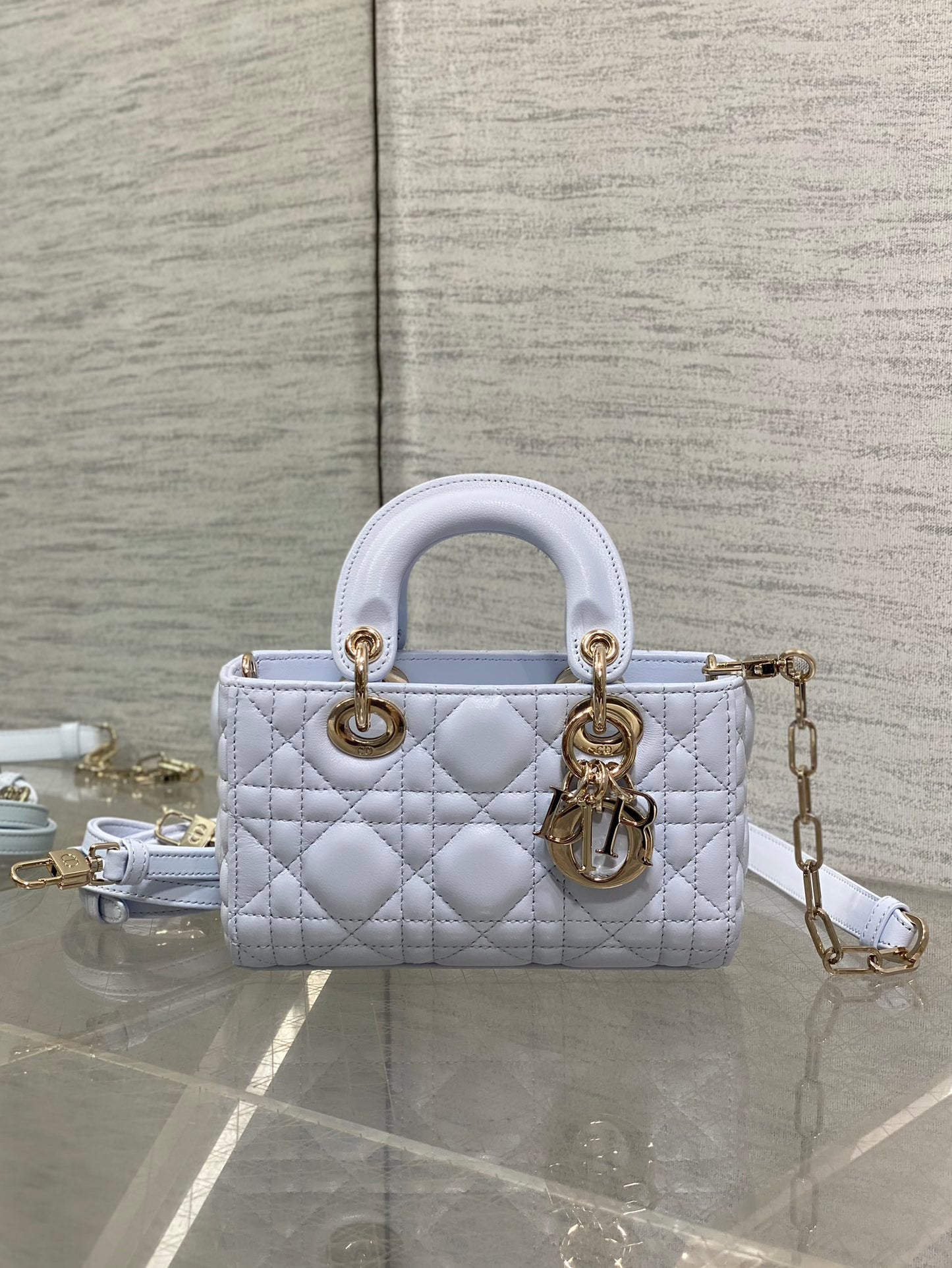 Glacier Blue Classic Lady Dior Bag