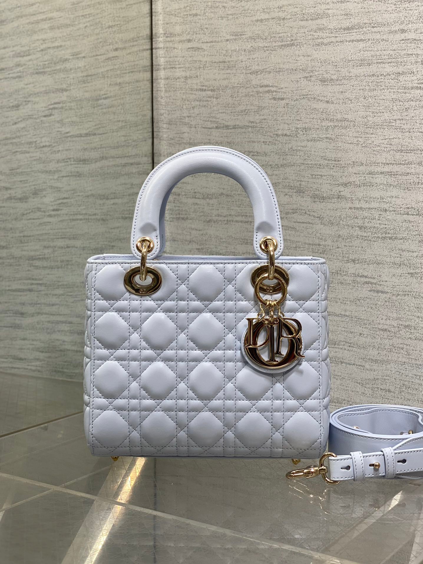 Glacier Blue Classic Lady Dior Bag