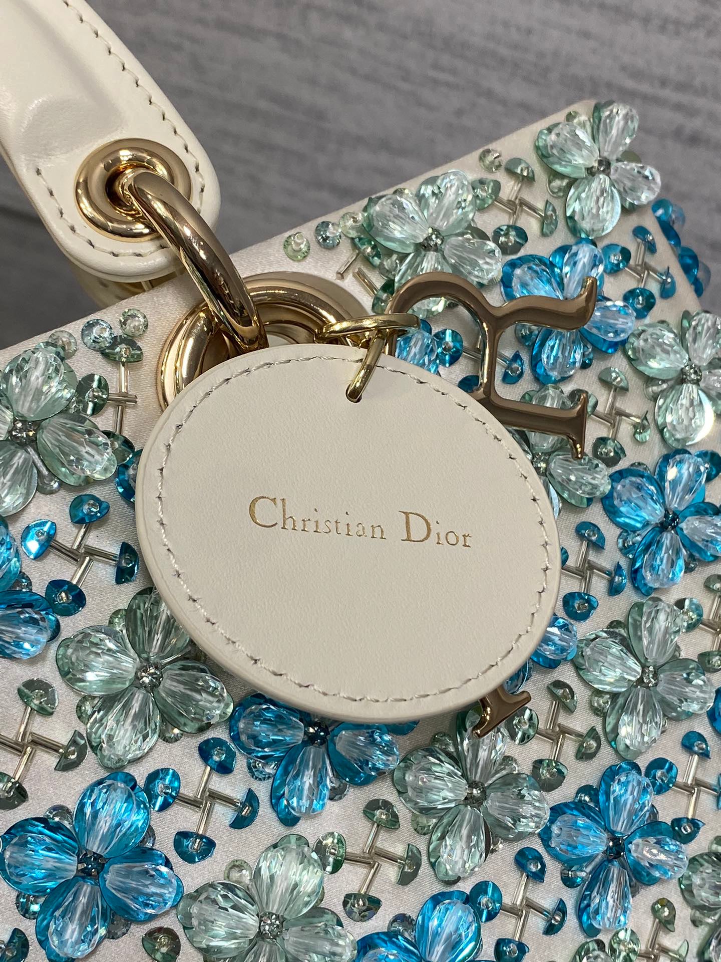 Limited - Edition Heavily - Embellished Beaded Lady Dior Bag