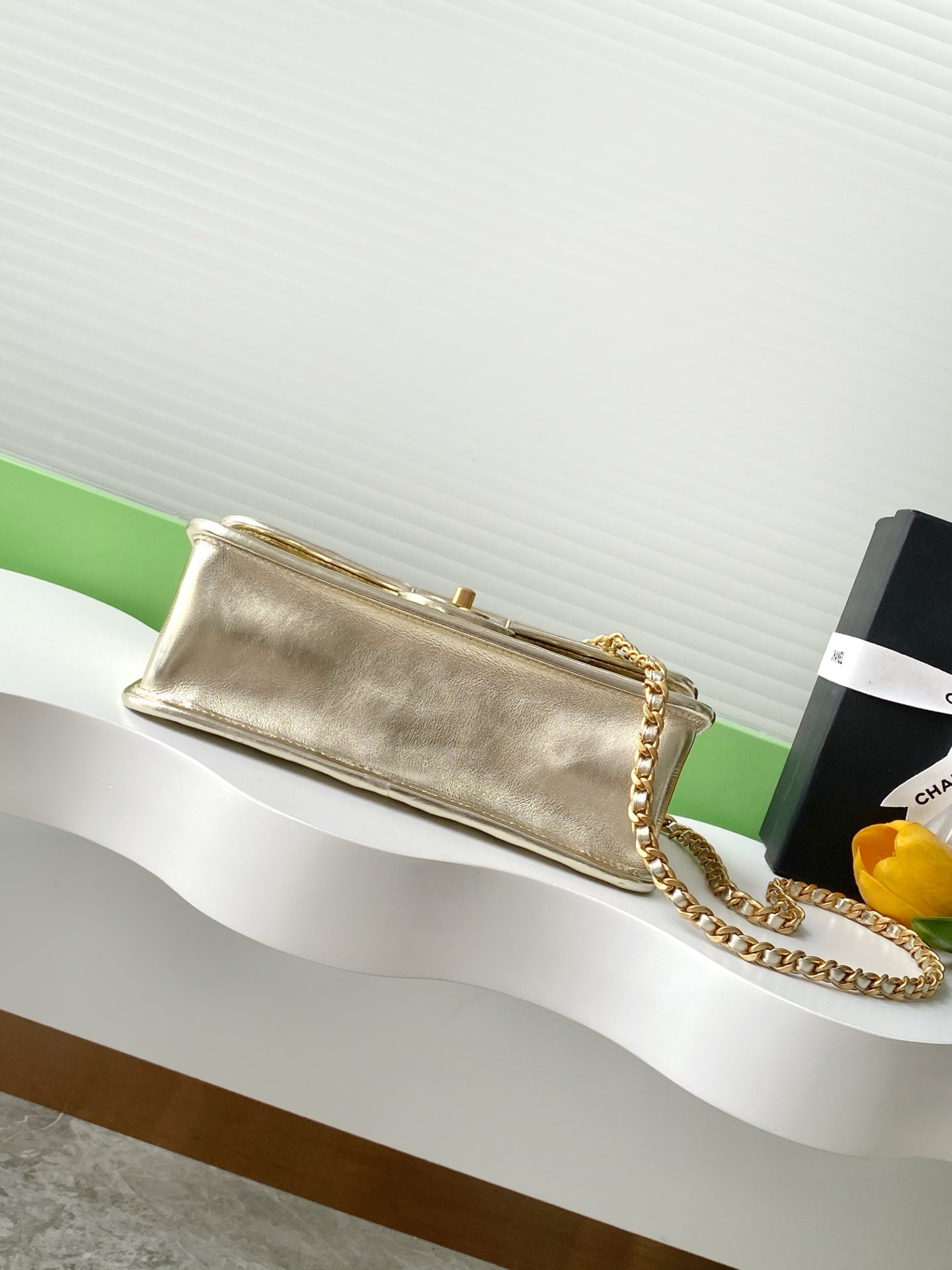 New Runway - Inspired CF Woven Chain Handbag/Shoulder Bag