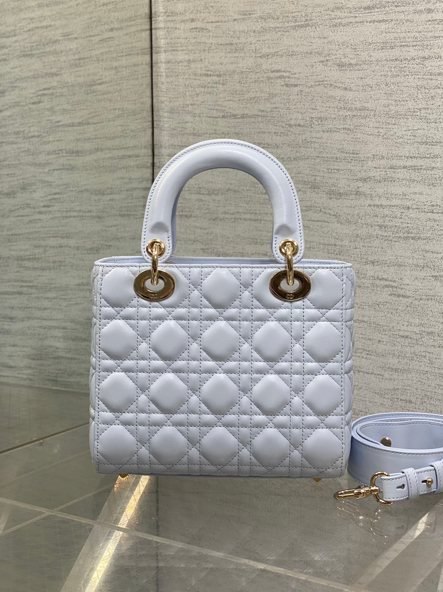 Glacier Blue Classic Lady Dior Bag