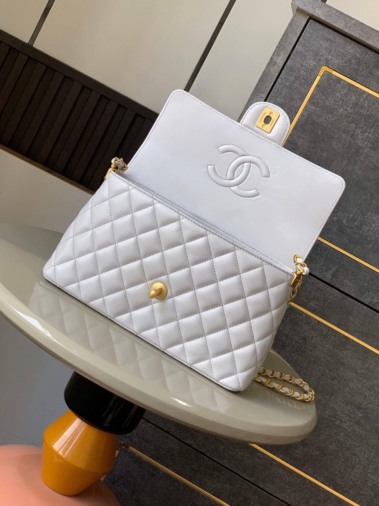 Large  sized Flap Handbag Shoulder Bag