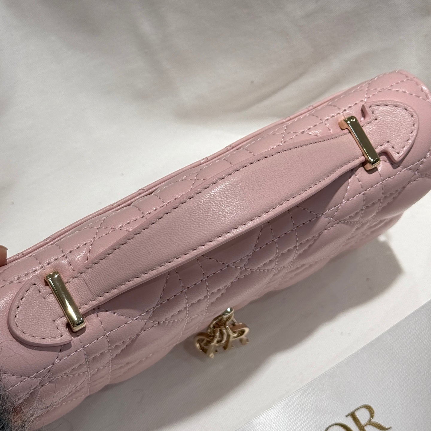 Sakura Pink Pearl Chain Handbag