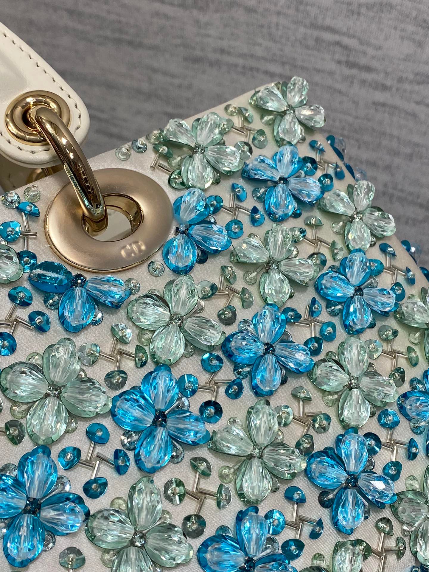 Limited - Edition Heavily - Embellished Beaded Lady Dior Bag