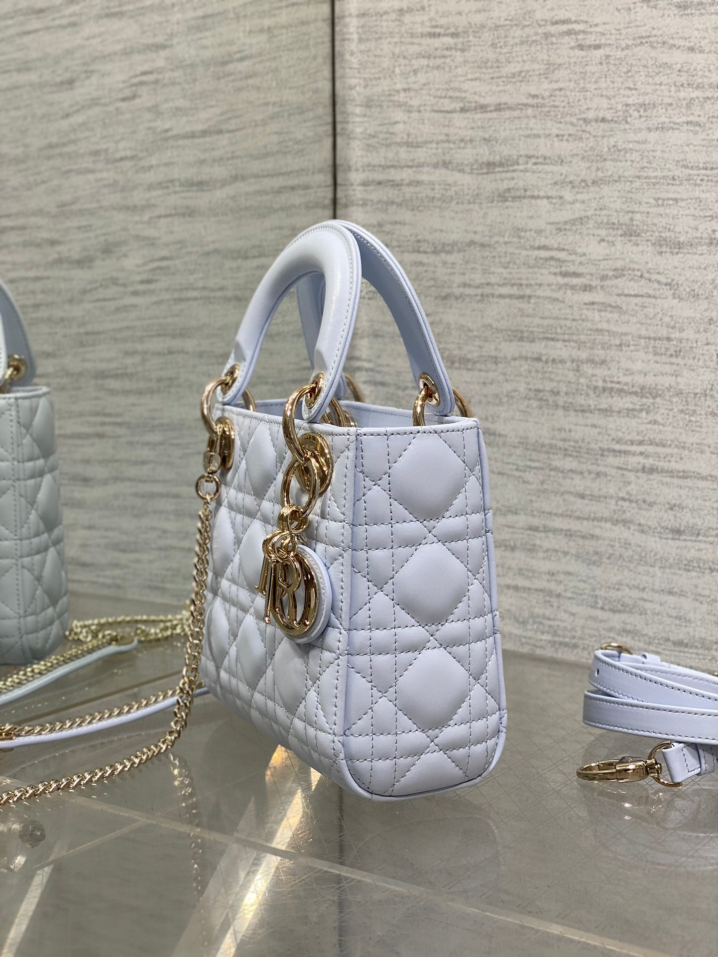 Glacier Blue Classic Lady Dior Bag