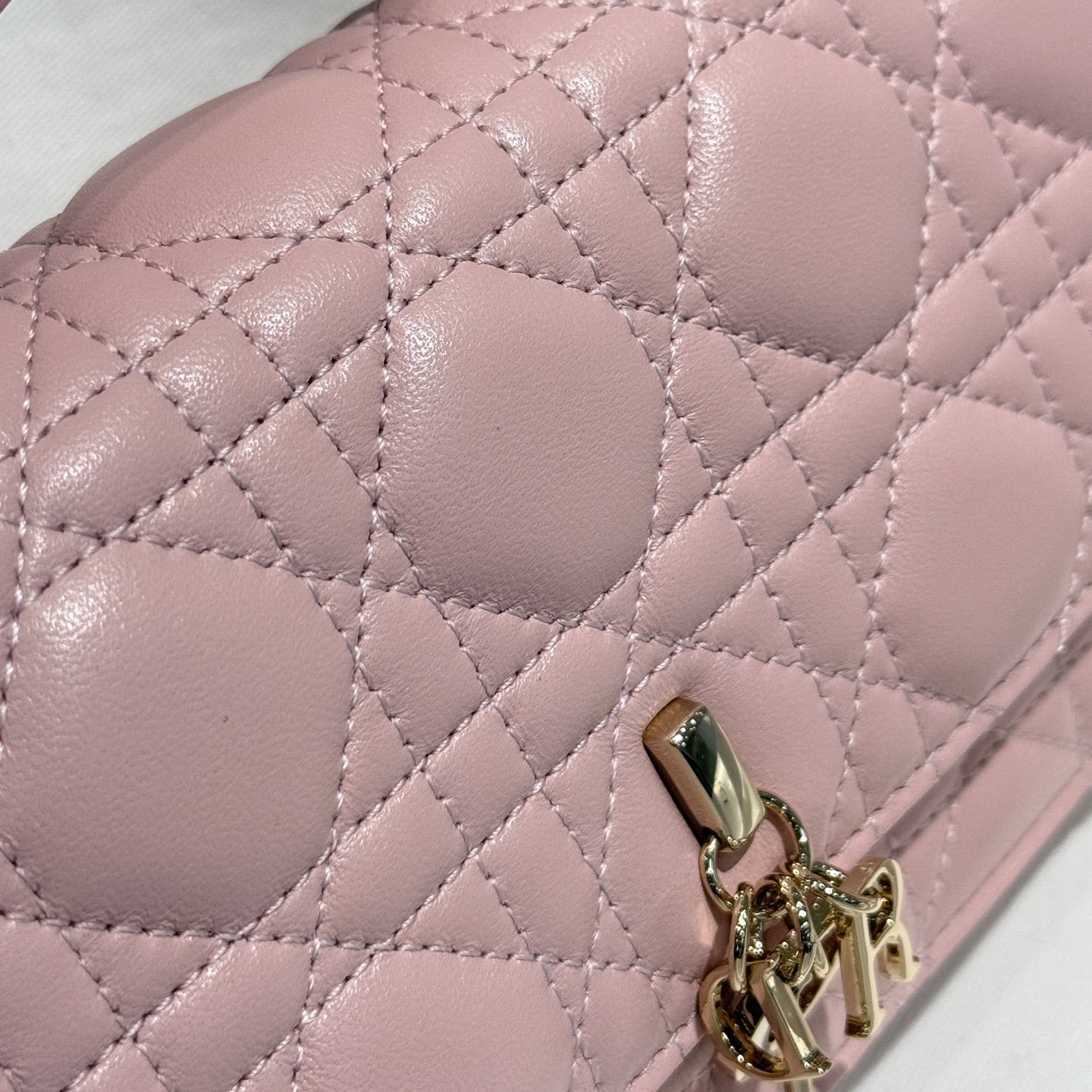 Sakura Pink Pearl Chain Handbag