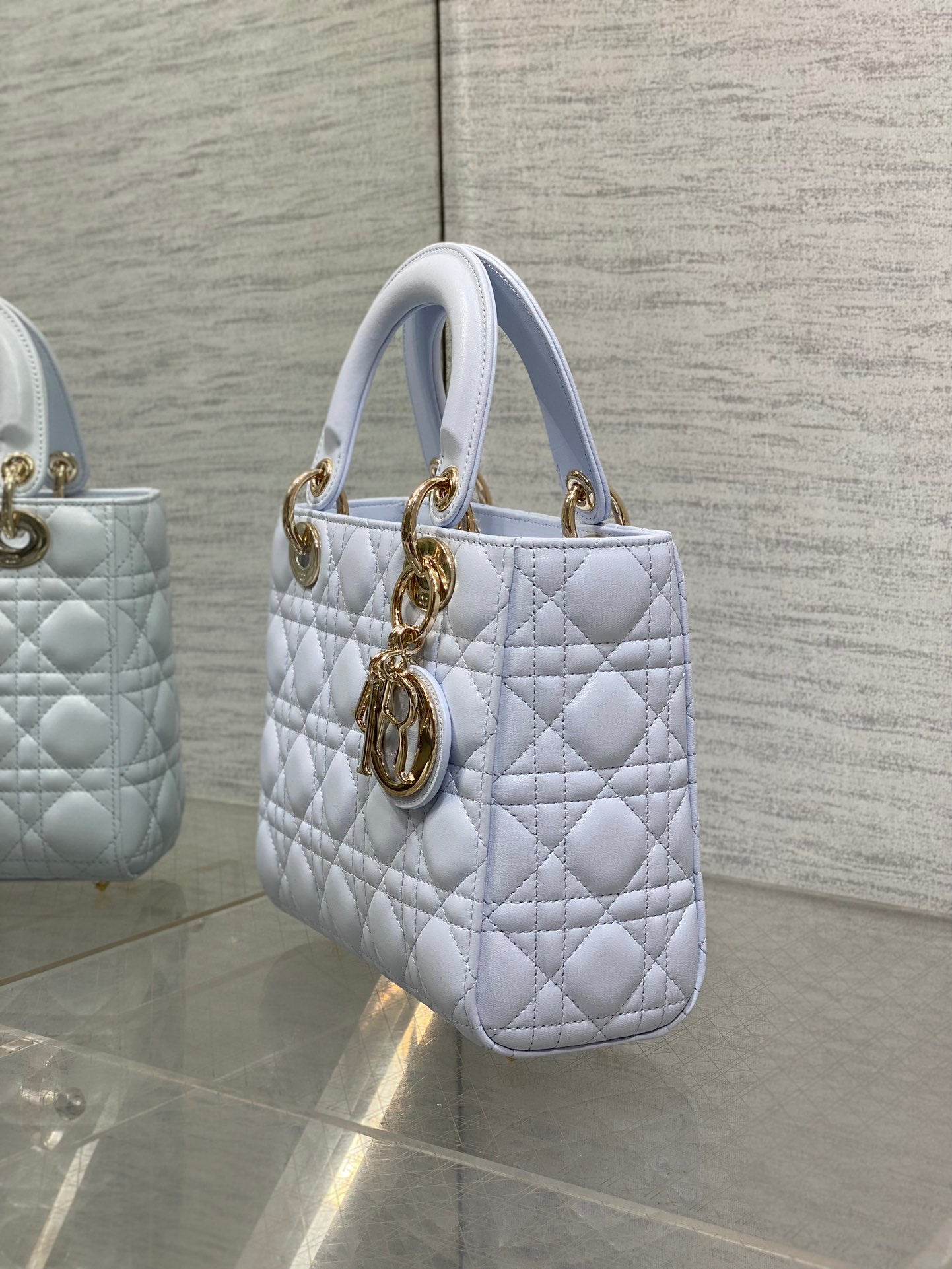 Glacier Blue Classic Lady Dior Bag