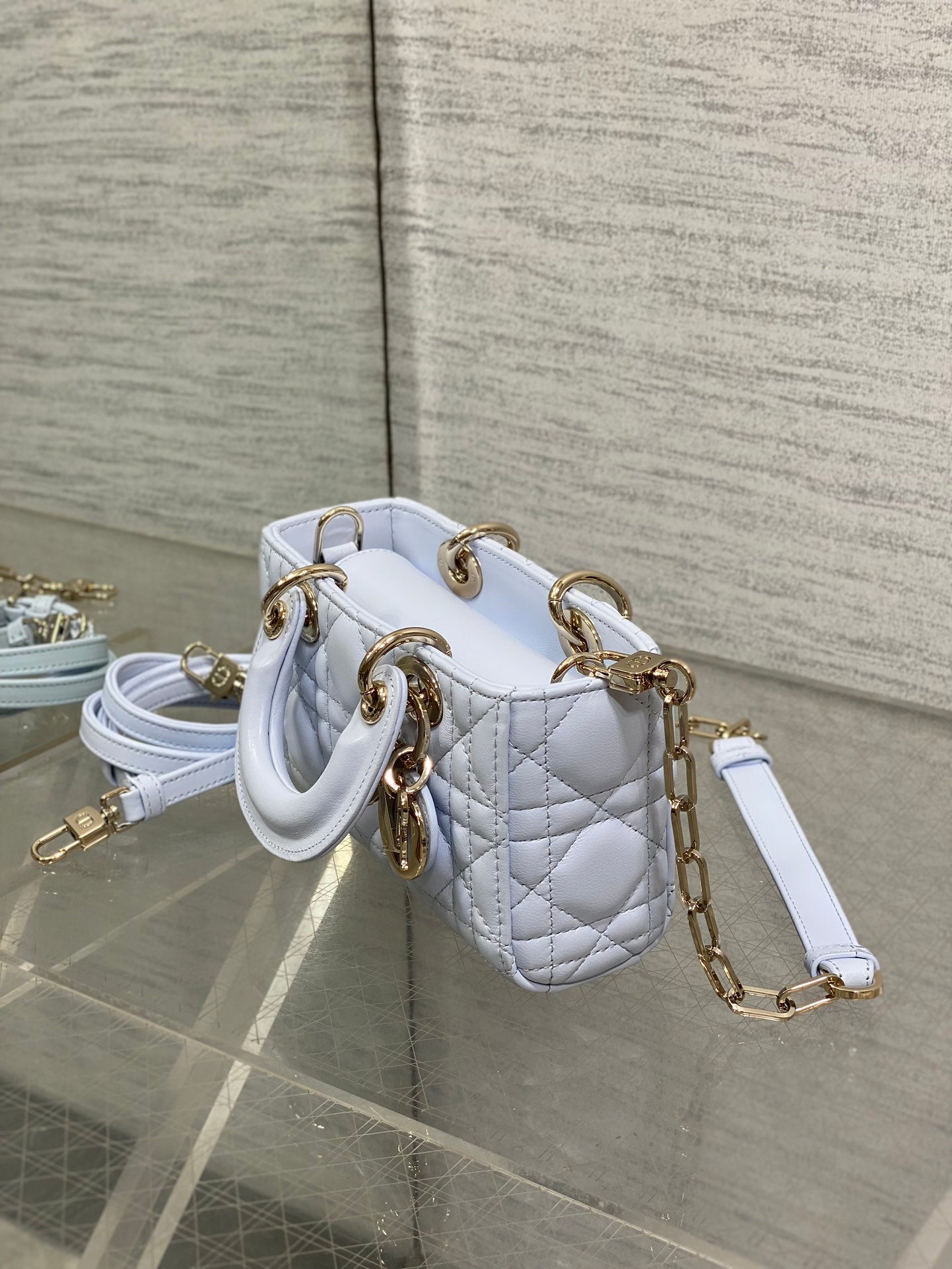 Glacier Blue Classic Lady Dior Bag
