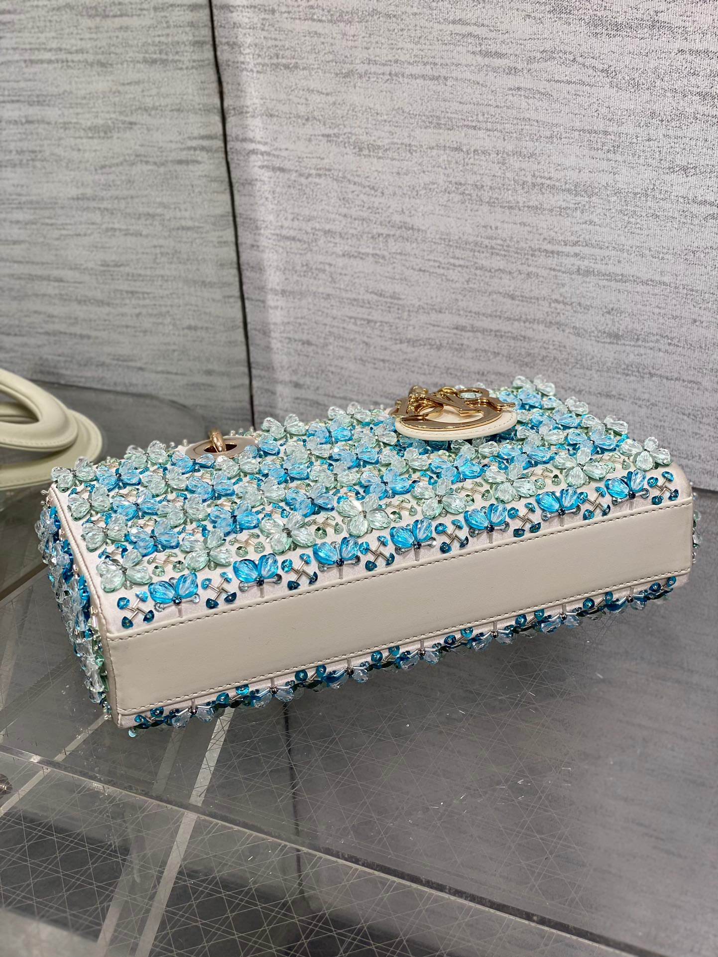 Limited - Edition Heavily - Embellished Beaded Lady Dior Bag