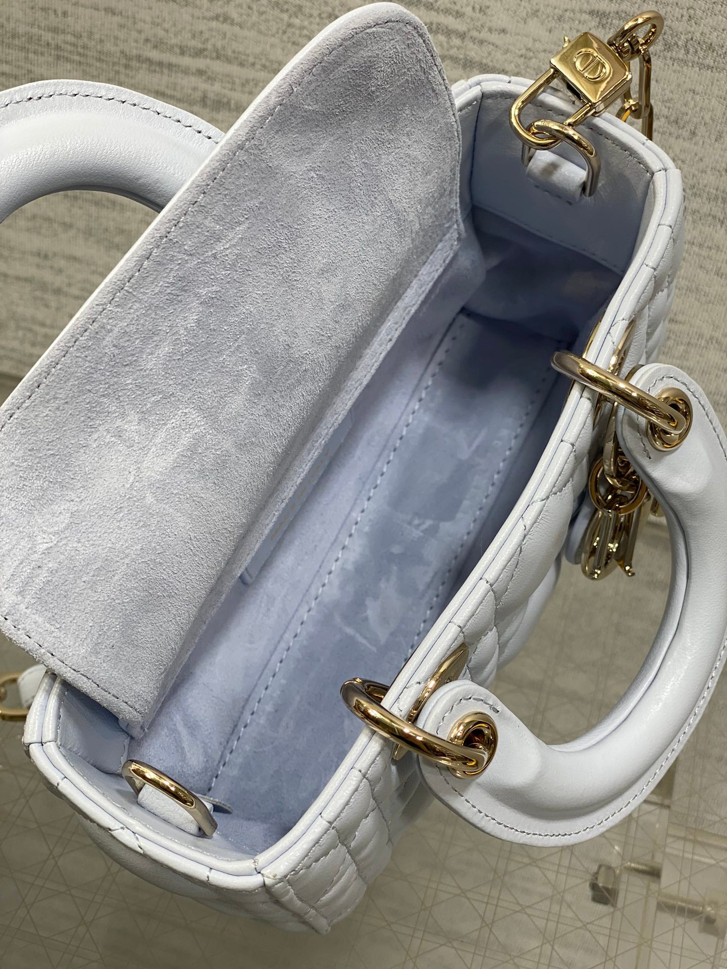 Glacier Blue Classic Lady Dior Bag