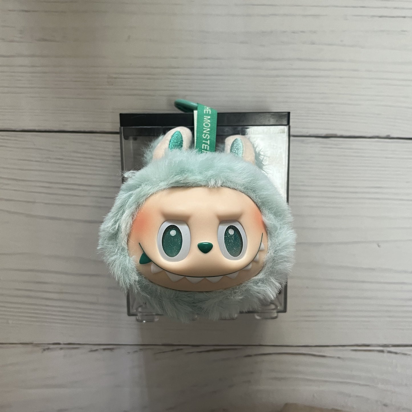 Cute Fluffy LABUBU Head Keychains - Adorable Bag Charms