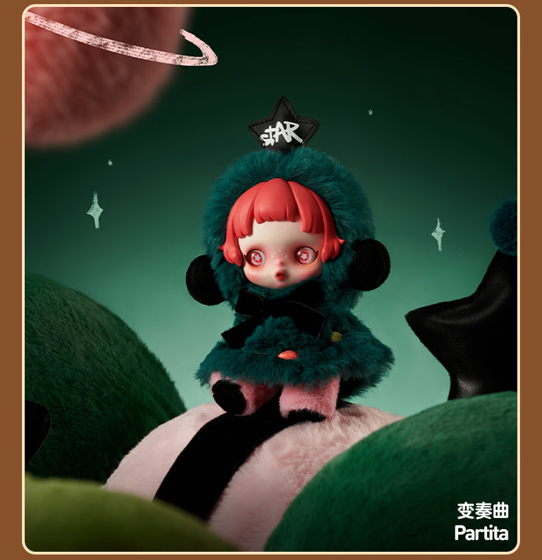 POP MART SKULLPANDA Winter Symphony Plush Keychains - Adorable Blind Box Collection