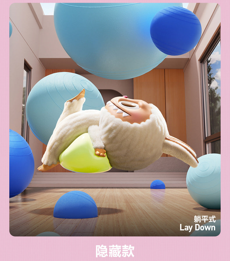 POP MART THE MONSTERS Lazy Yoga Blind Box Figures: Unwind with Cuteness