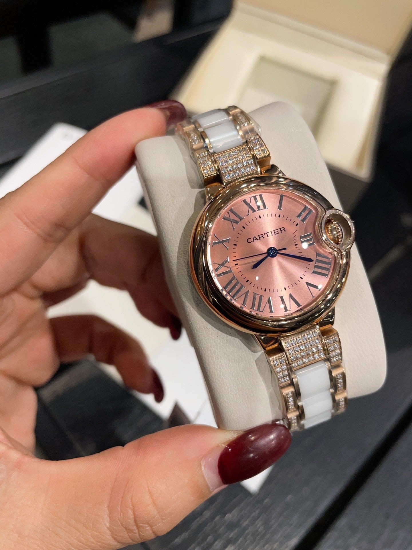 Cartier fisheye glass