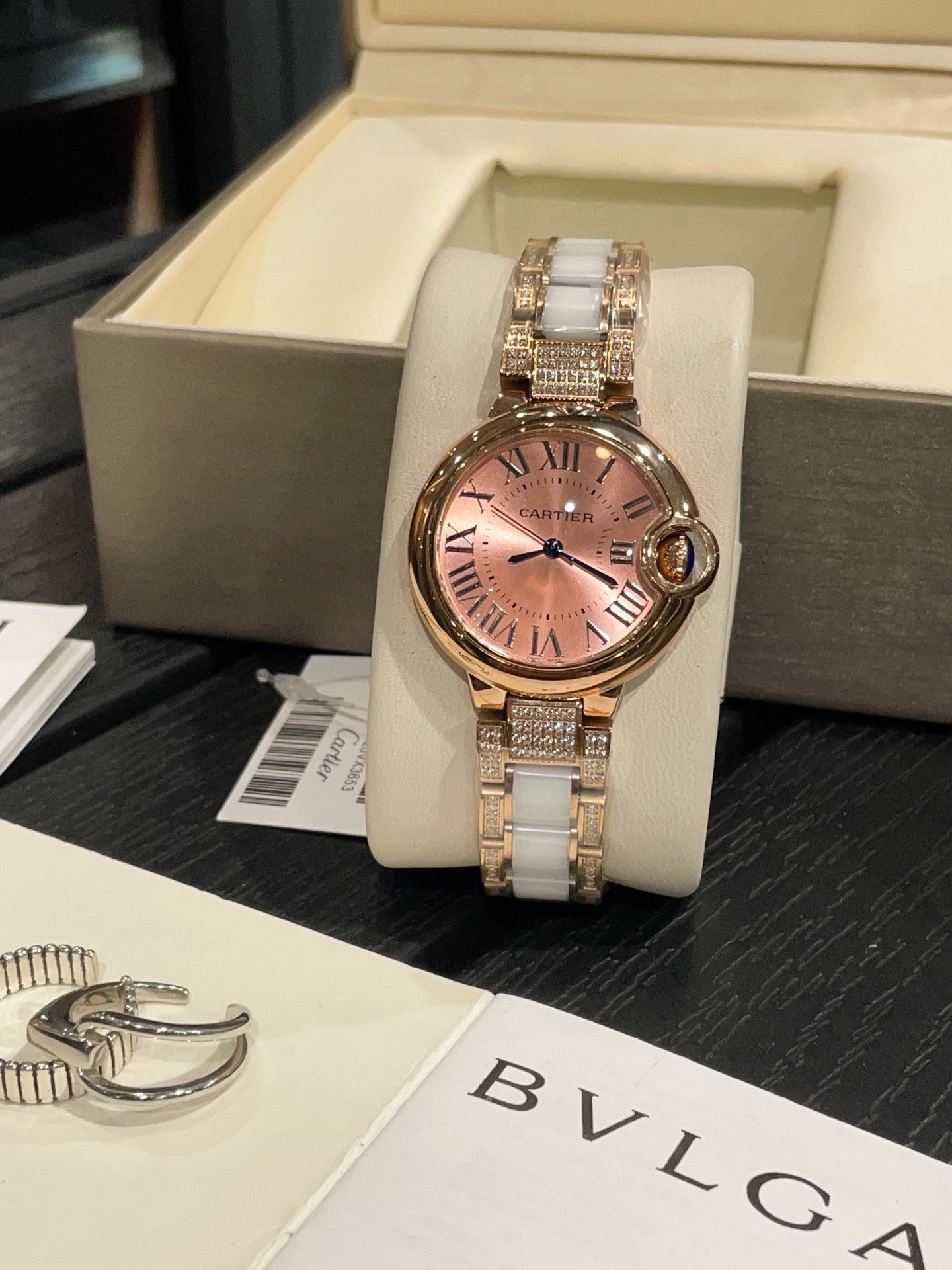 Cartier fisheye glass