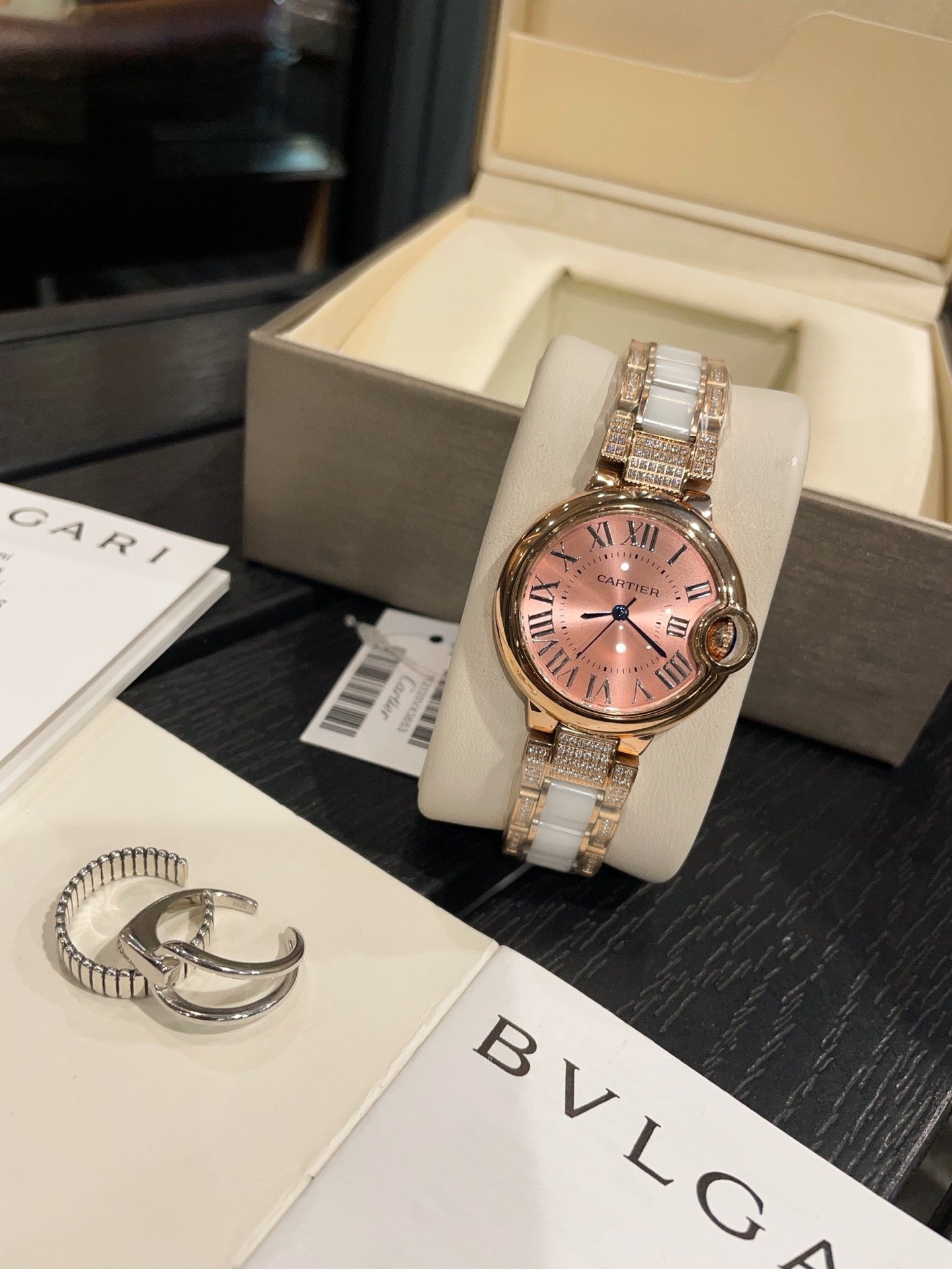 Cartier fisheye glass