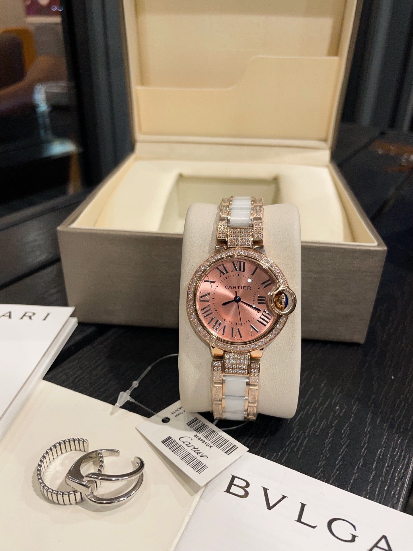 Cartier fisheye glass