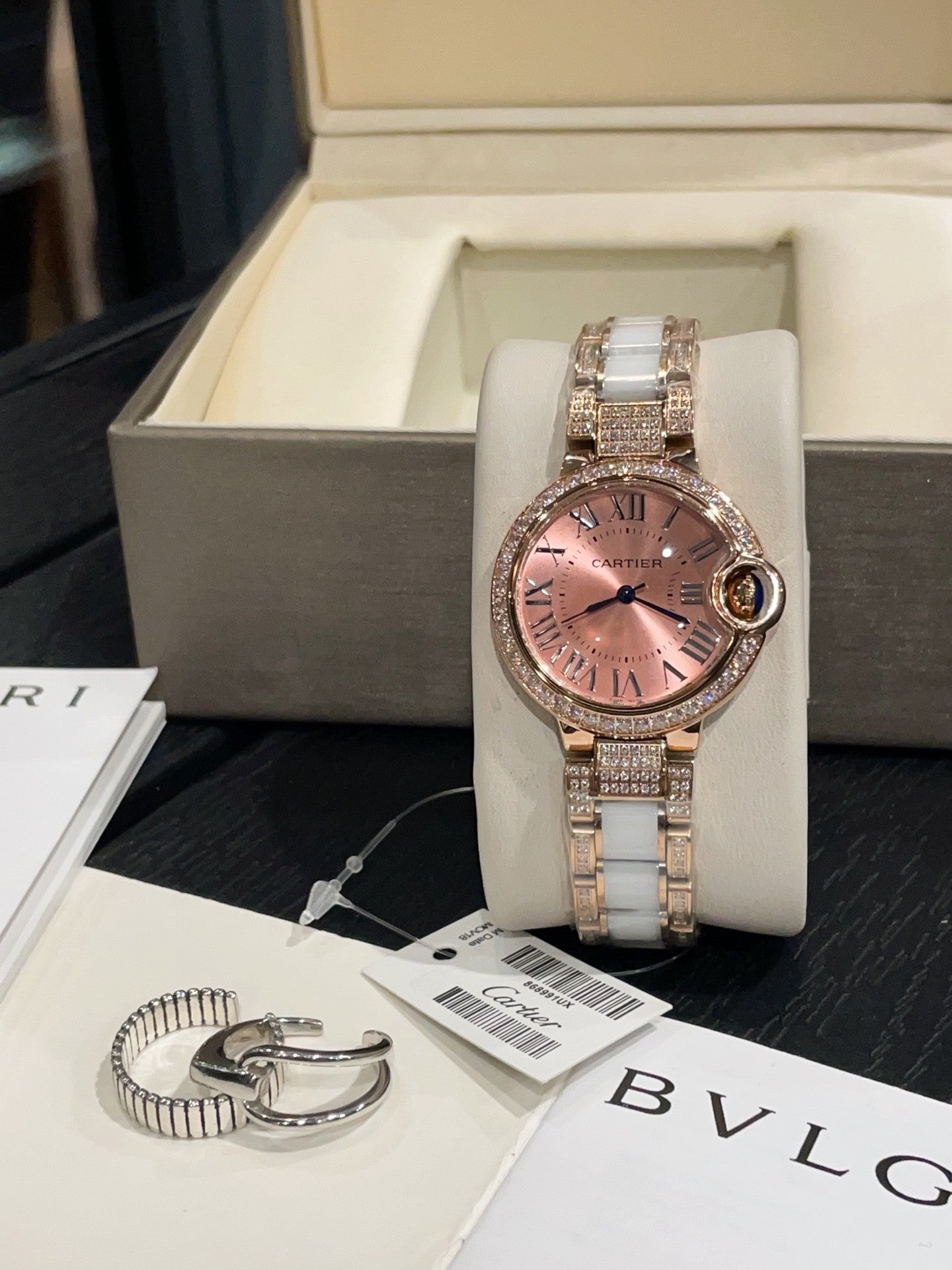 Cartier fisheye glass