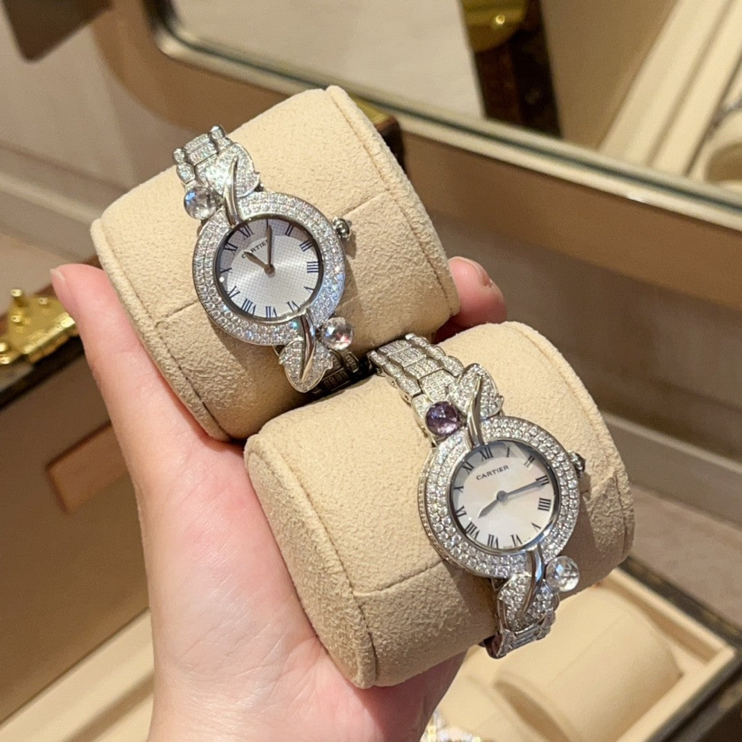 Cartier high jewelry wristwatches