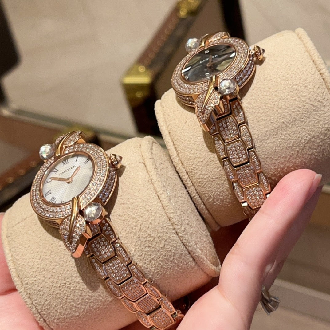 Cartier high jewelry wristwatches