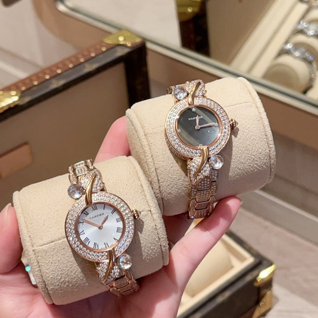 Cartier high jewelry wristwatches