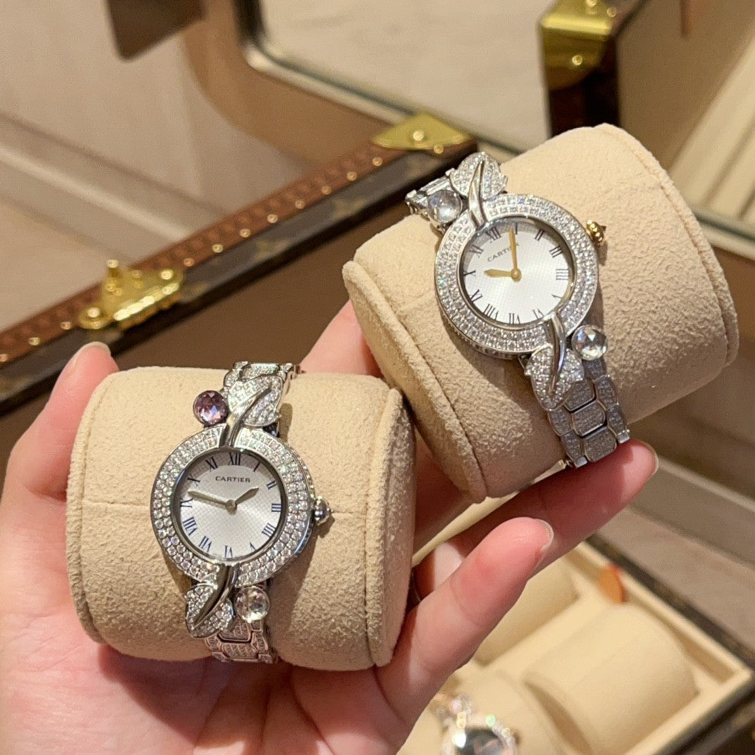 Cartier high jewelry wristwatches