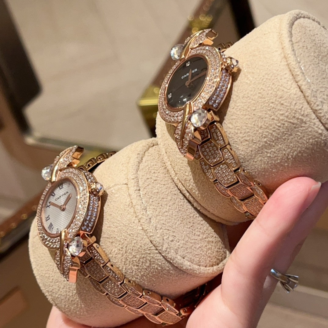 Cartier high jewelry wristwatches