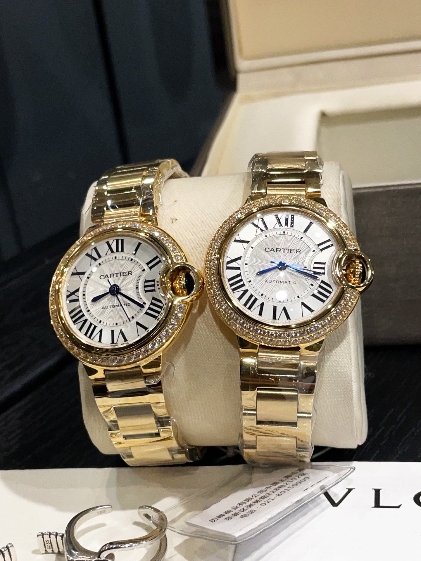 Ballon Bleu de Cartier 33mm wristwatch.