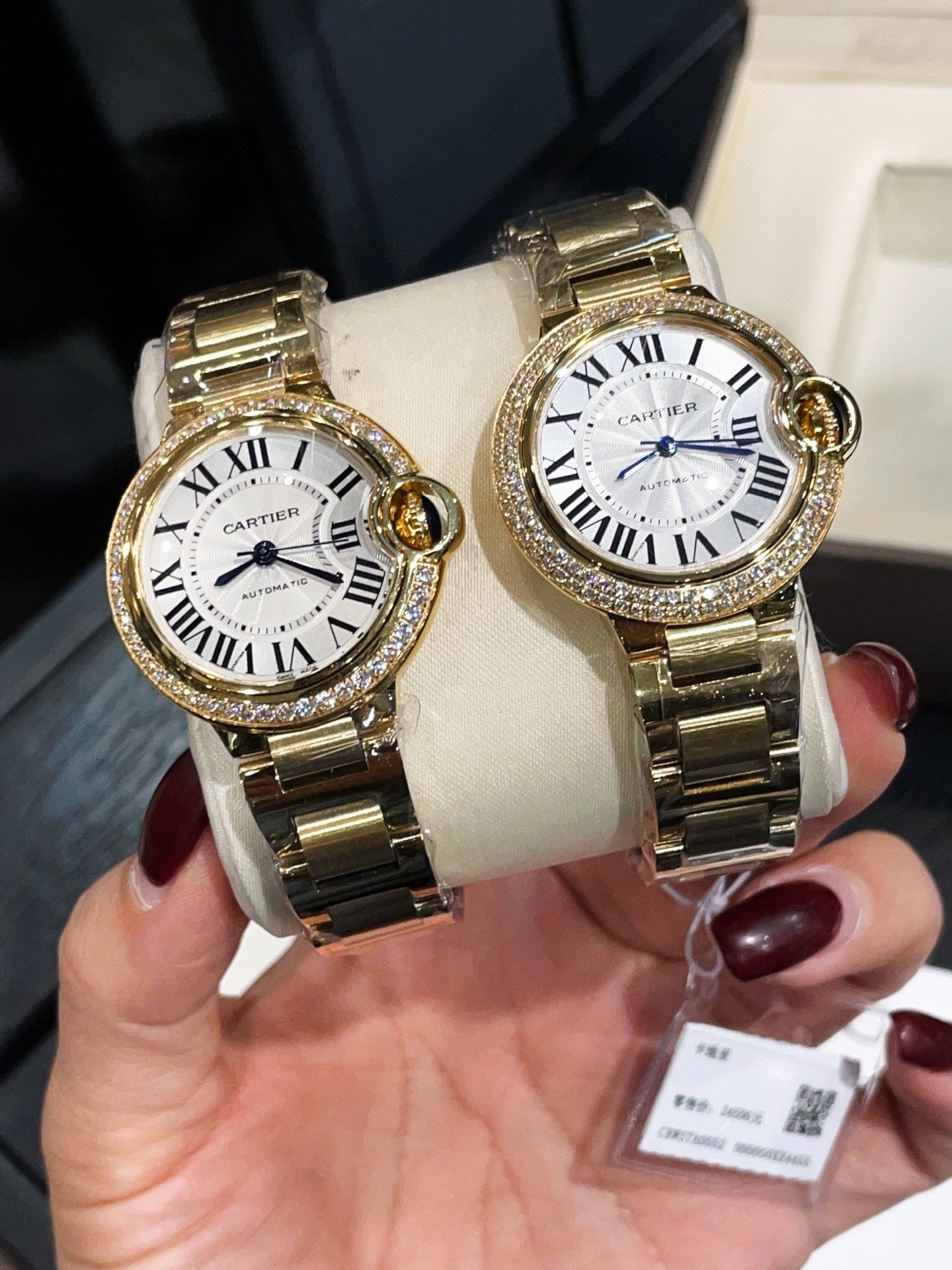 Ballon Bleu de Cartier 33mm wristwatch.