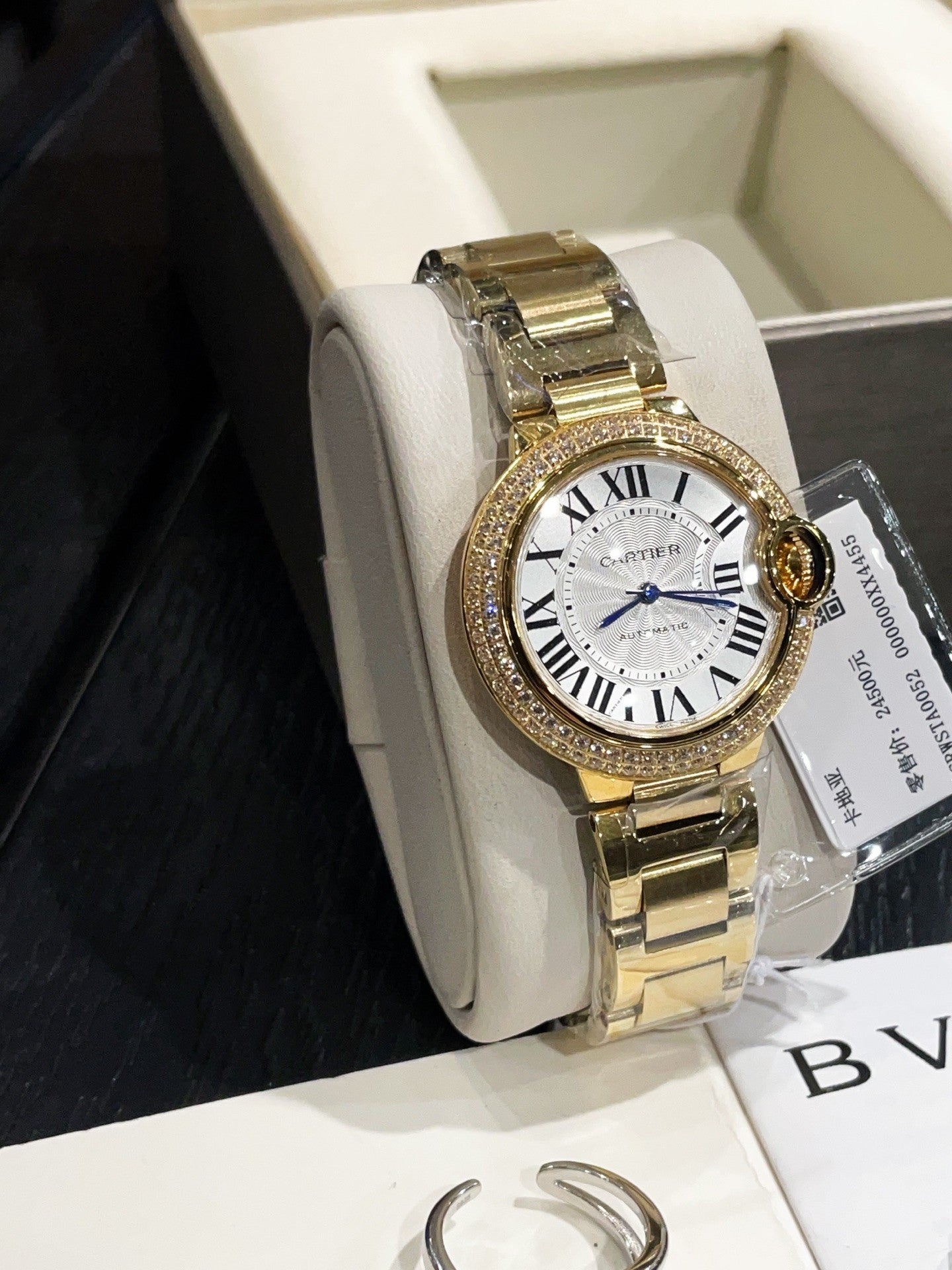 Ballon Bleu de Cartier 33mm wristwatch.