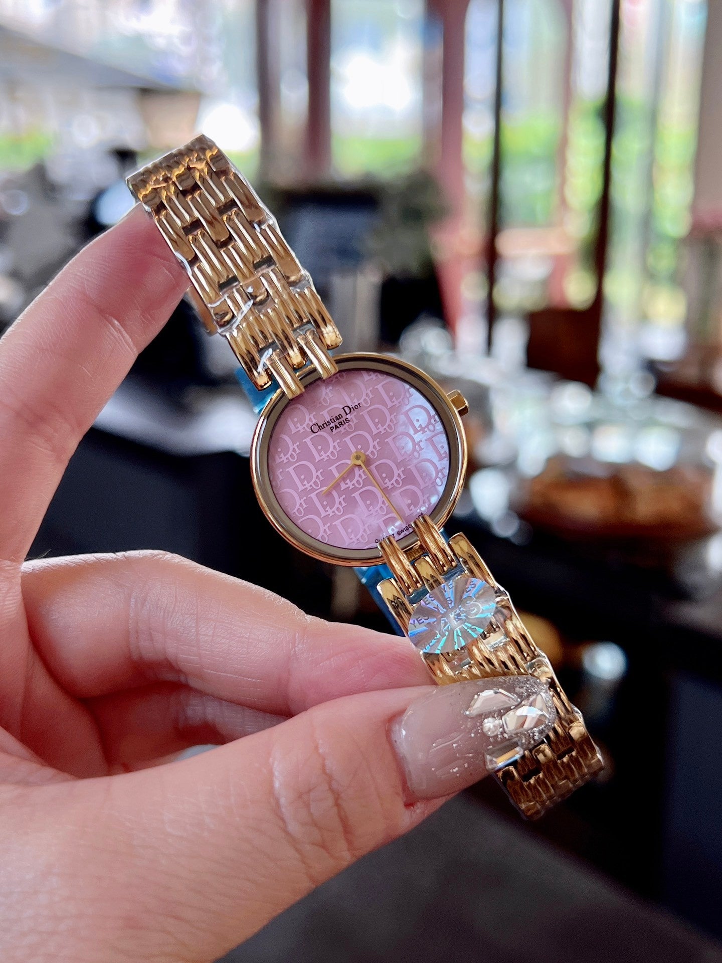 Dior Dreamy Pink Vintage Watch: Weaving a Wrist - adorned Fantasy