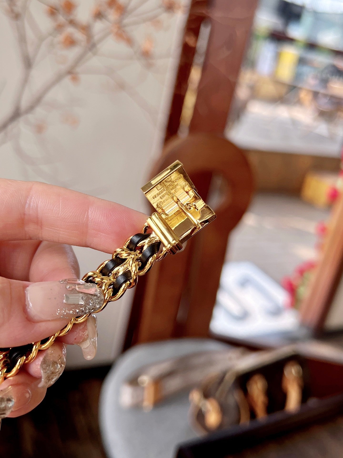 Chanel Black - Gold "Sugar Cube" Première