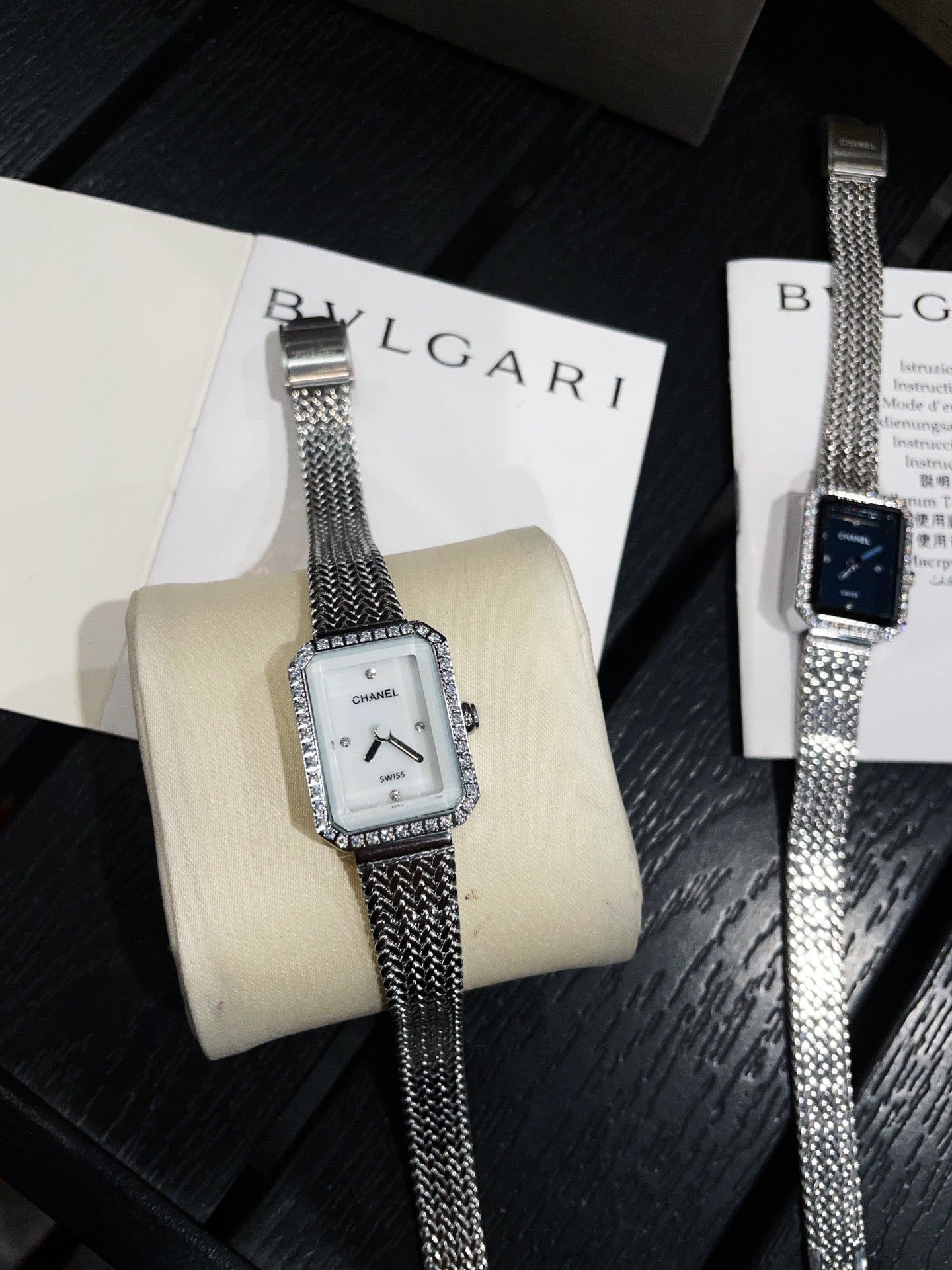 Chanel Première Collection Women's Vintage - style "Sugar Cube" Watch