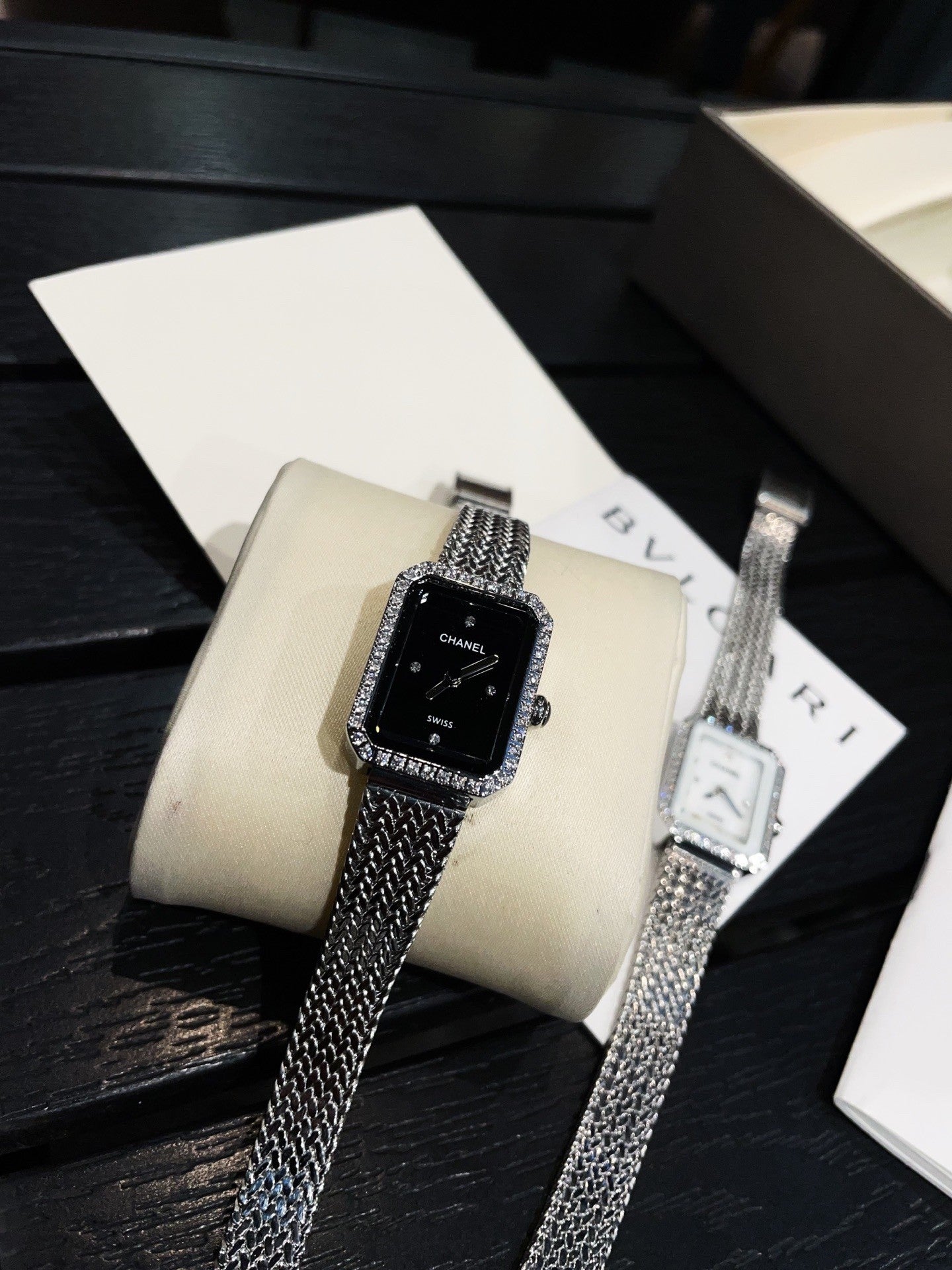 Chanel Première Collection Women's Vintage - style "Sugar Cube" Watch