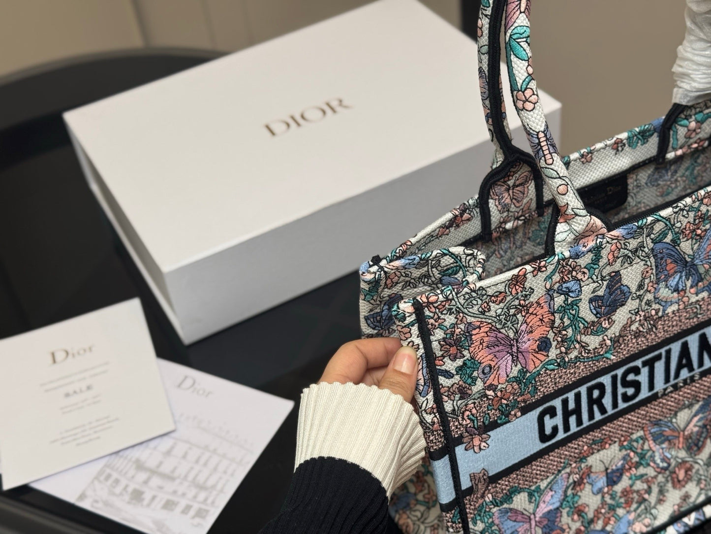 Ladies' Tote Bags with Butterfly Print