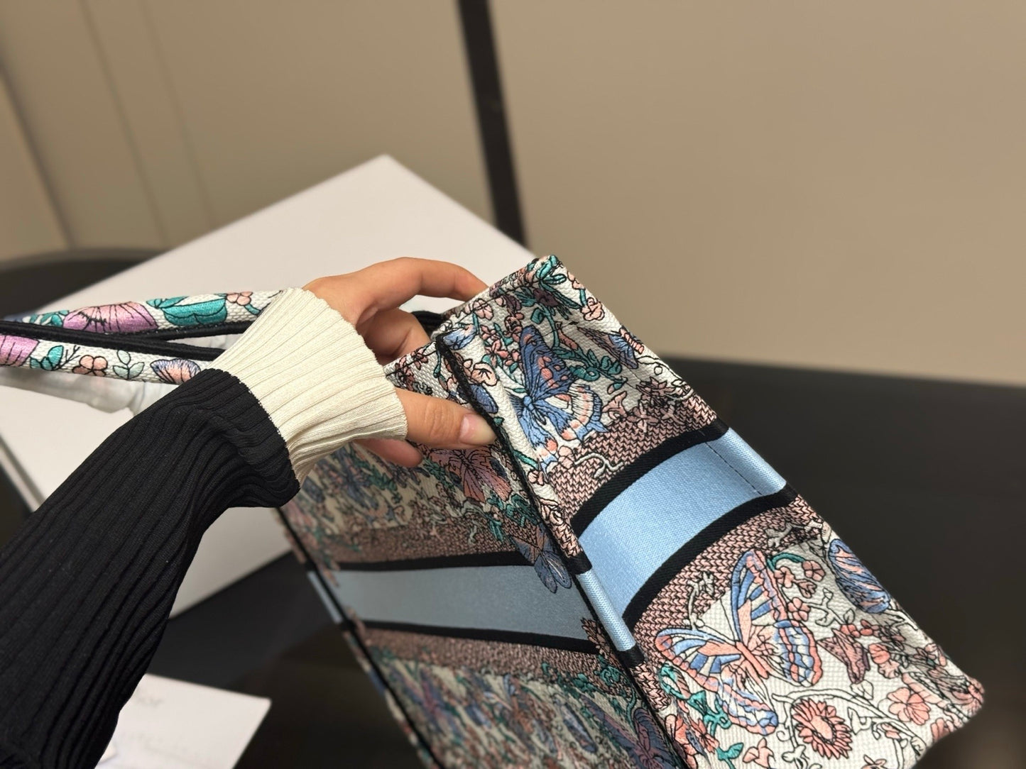 Ladies' Tote Bags with Butterfly Print